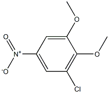 5-Chloro-3,4-dimethoxy-1-nitrobenzene Struktur