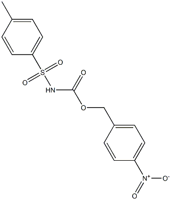 N-Tosylcarbamic acid (4-nitrobenzyl) ester Struktur