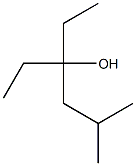 2-Methyl-4-ethyl-4-hexanol Struktur