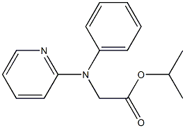 N-(2-Pyridyl)-L-phenylglycine isopropyl ester Struktur