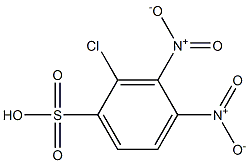 Dinitrochlorobenzenesulfonic acid Struktur