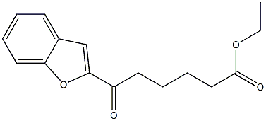 6-(Benzofuran-2-yl)-6-oxohexanoic acid ethyl ester Struktur