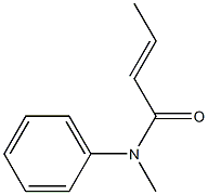 (E)-N-Methyl-N-phenyl-2-butenamide Struktur