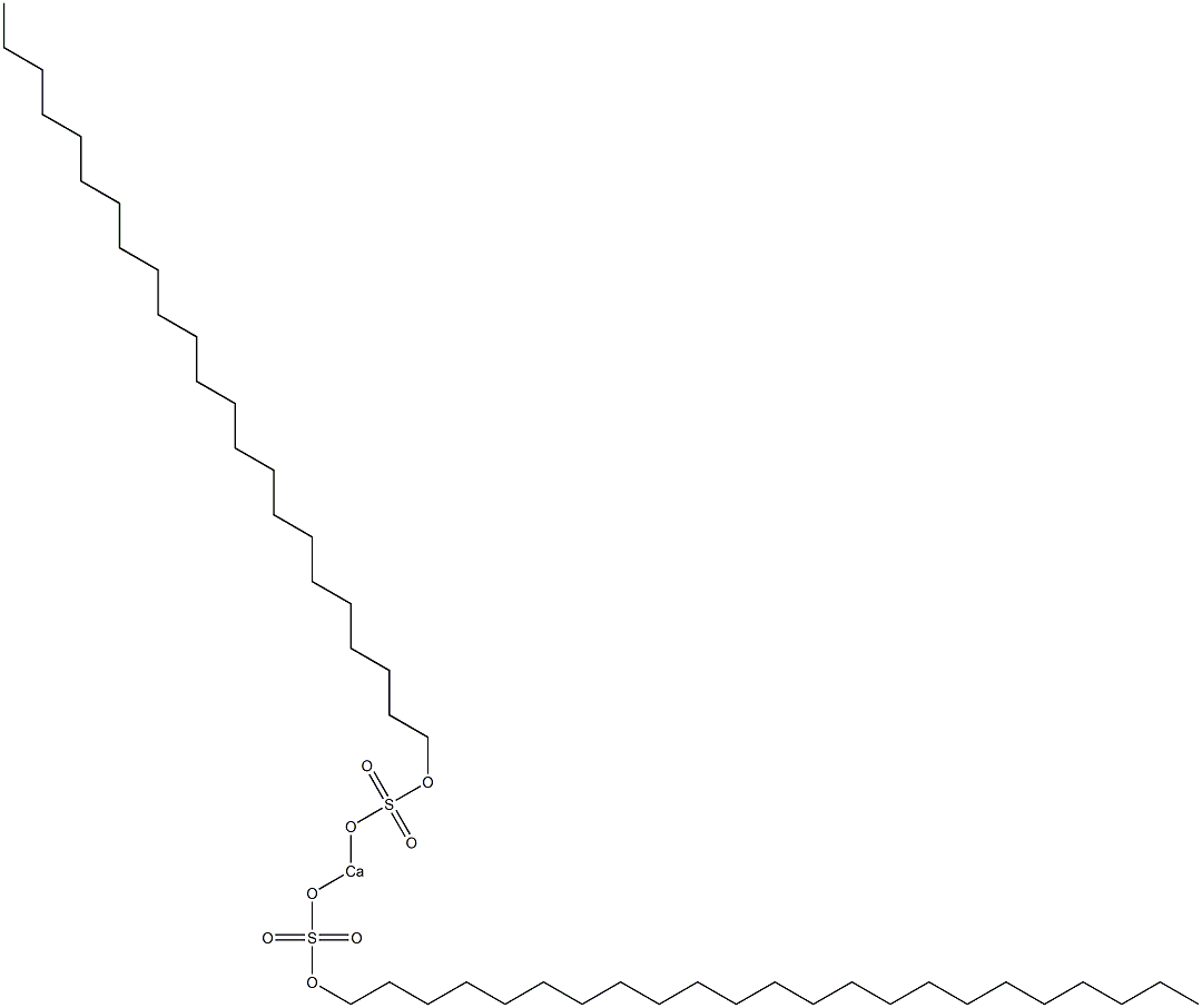 Bis(tricosyloxysulfonyloxy)calcium Struktur