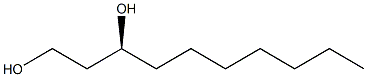 [S,(-)]-1,3-Decanediol Struktur