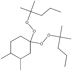 3,4-Dimethyl-1,1-bis(1,1-dimethylbutylperoxy)cyclohexane Struktur