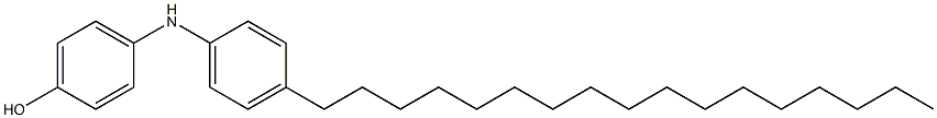 4'-Heptadecyl[iminobisbenzen]-4-ol Struktur