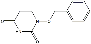 5,6-Dihydro-1-benzyloxy-2,4(1H,3H)-pyrimidinedione Struktur