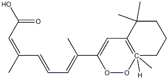 5,8-Epidioxy-5,8-dihydroretinoic acid Struktur