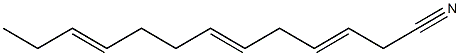 3,6,10-Tridecatrienenitrile Struktur