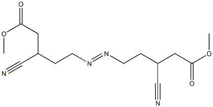 5,5'-Azobis(3-cyanovaleric acid)dimethyl ester Struktur