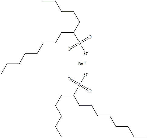 Bis(tetradecane-6-sulfonic acid)barium salt Struktur