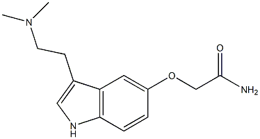 [[3-[2-(Dimethylamino)ethyl]-1H-indol-5-yl]oxy]acetamide Struktur