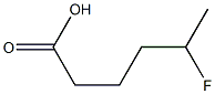 5-Fluorocaproic acid Struktur