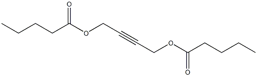 Divaleric acid 2-butyne-1,4-diyl ester Struktur