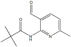 2-(Pivaloylamino)-6-methylpyridine-3-carbaldehyde Struktur