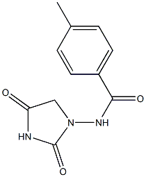 N-(2,4-Dioxoimidazolidin-1-yl)-4-methylbenzamide Struktur