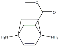 1,4-Diaminobicyclo[2.2.2]octa-2,5-diene-7-carboxylic acid methyl ester Struktur