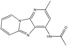 N-[2-Methyldipyrido[1,2-a:3',2'-d]imidazol-4-yl]acetamide Struktur