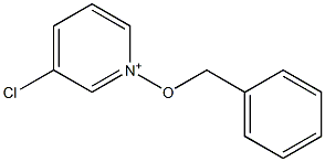 3-Chloro-1-(benzyloxy)pyridin-1-ium Struktur