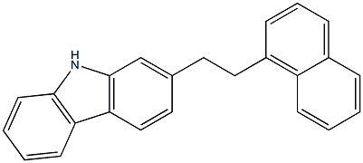 2-[2-(1-Naphthalenyl)ethyl]-9H-carbazole Struktur