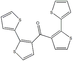 2-Thienyl(3-thienyl) ketone Struktur