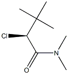 [S,(+)]-2-Chloro-N,N,3,3-tetramethylbutyramide Struktur