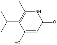 4-Hydroxy-5-isopropyl-6-methyl-1H-pyridin-2-one Struktur