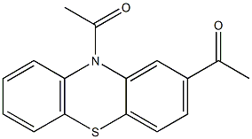 2,10-diacetyl-10H-phenothiazine Struktur