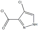 4-Chloro-1H-pyrazole-3-carbonylchloride Struktur