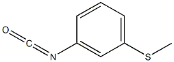 (3-Isocyanatophenyl)(methyl)sulfane Struktur