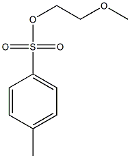 2-Methoxyethyl 4-methylbenzenesulfonate Struktur