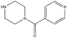 1-Piperazinyl(4-pyridinyl)methanone Struktur