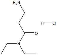 3-Amino-N,N-diethylpropanamide hydrochloride Struktur