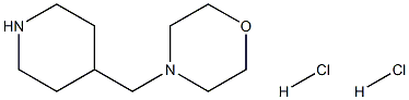 4-(4-Piperidinylmethyl)morpholine dihydrochloride Struktur