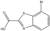 7-bromo-2-benzthiazolecarboxylicacid Struktur