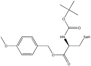 Boc-S-4-methoxybenzyl selenocysteine Struktur