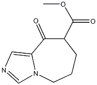 methyl 9-oxo-6,7,8,9-tetrahydro-5H-imidazo[1,5-a]azepine-8-carboxylate Struktur