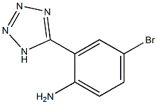 4-Bromo-2-(1H-tetrazol-5-yl)-phenylamine Struktur