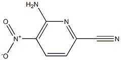 6-Amino-5-nitropicolinonitrile Struktur