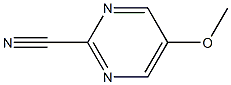 5-methoxypyrimidine-2-carbonitrile Struktur