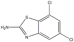 2-amino-5,7-dichlorobenzothiazole Struktur