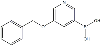 5-Benzyloxypyridine-3-boronic acid Struktur