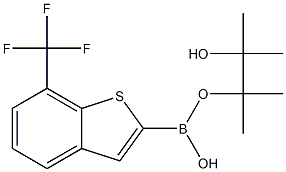 7-(trifluoromethyl)benzo[b]thien-2-yl boronic acid pinacol ester Struktur