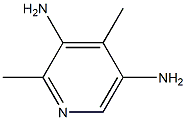 3,5-Diamino-2,4-dimethylpyridine Struktur