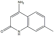 4-Amino-7-methylquinoline-2-one Struktur