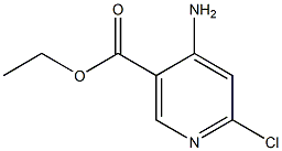 4-Amino-6-chloro-nicotinic acid ethyl ester Struktur