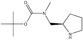 (R)-tert-butyl methyl(pyrrolidin-2-ylmethyl)carbamate Struktur