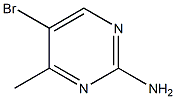 5-bromo-4-methylpyrimidin-2-amine Struktur