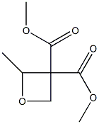 3,3-bis-methoxycarbonylmethyl-oxetane Struktur